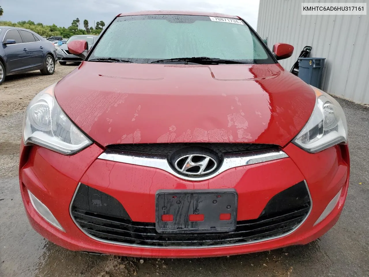 2017 Hyundai Veloster VIN: KMHTC6AD6HU317161 Lot: 70871734