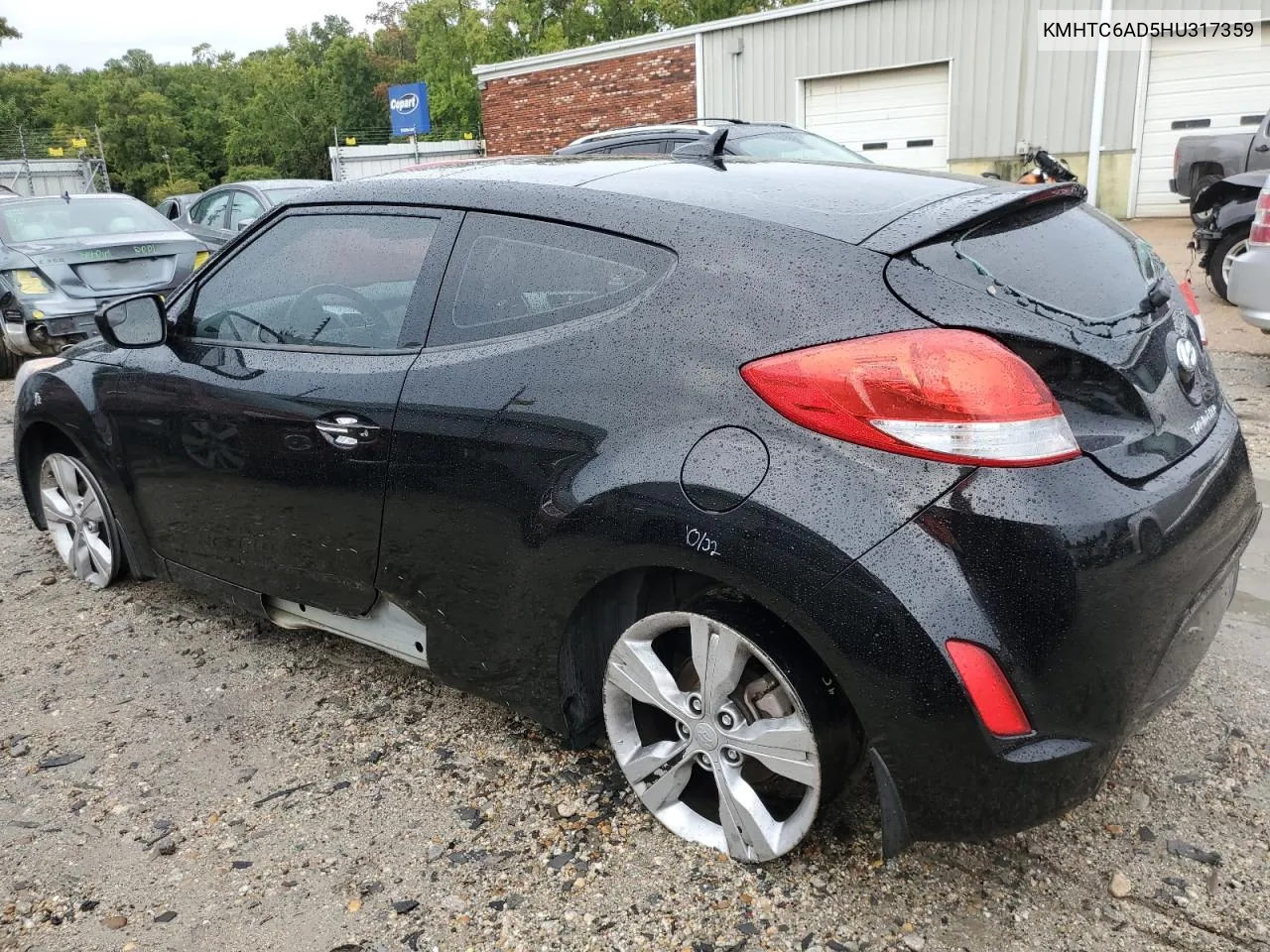 2017 Hyundai Veloster VIN: KMHTC6AD5HU317359 Lot: 72613144