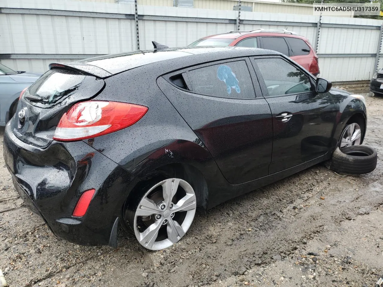 2017 Hyundai Veloster VIN: KMHTC6AD5HU317359 Lot: 72613144