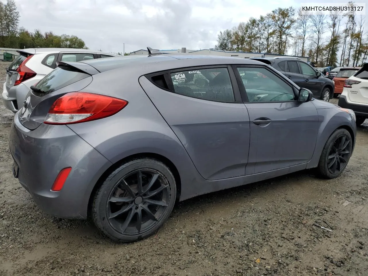 2017 Hyundai Veloster VIN: KMHTC6AD8HU313127 Lot: 73496714