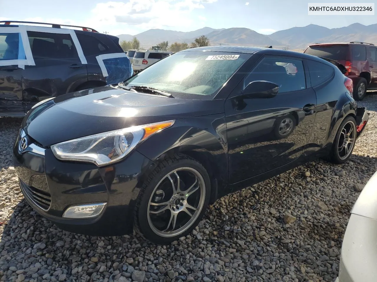 KMHTC6ADXHU322346 2017 Hyundai Veloster