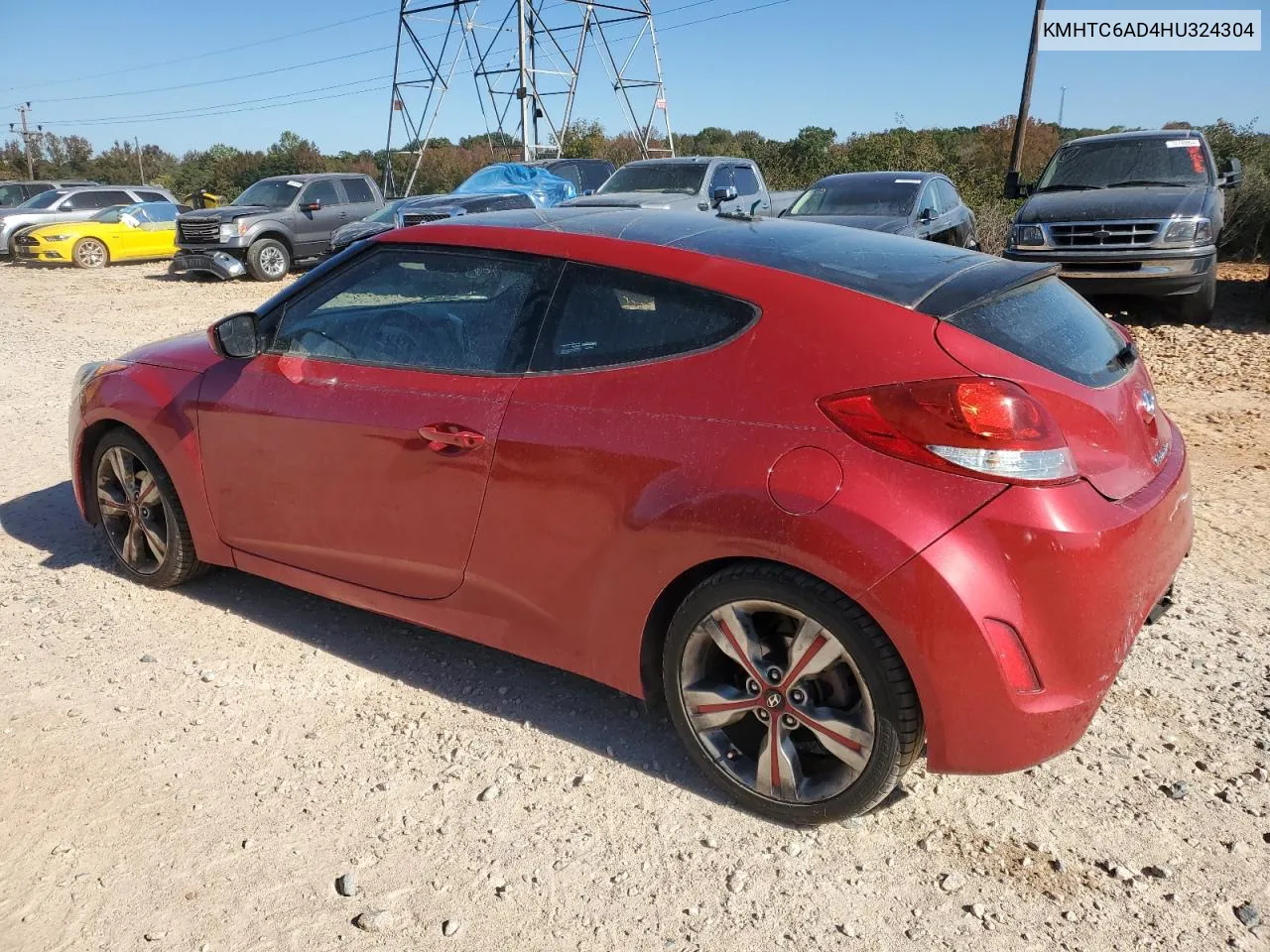 KMHTC6AD4HU324304 2017 Hyundai Veloster