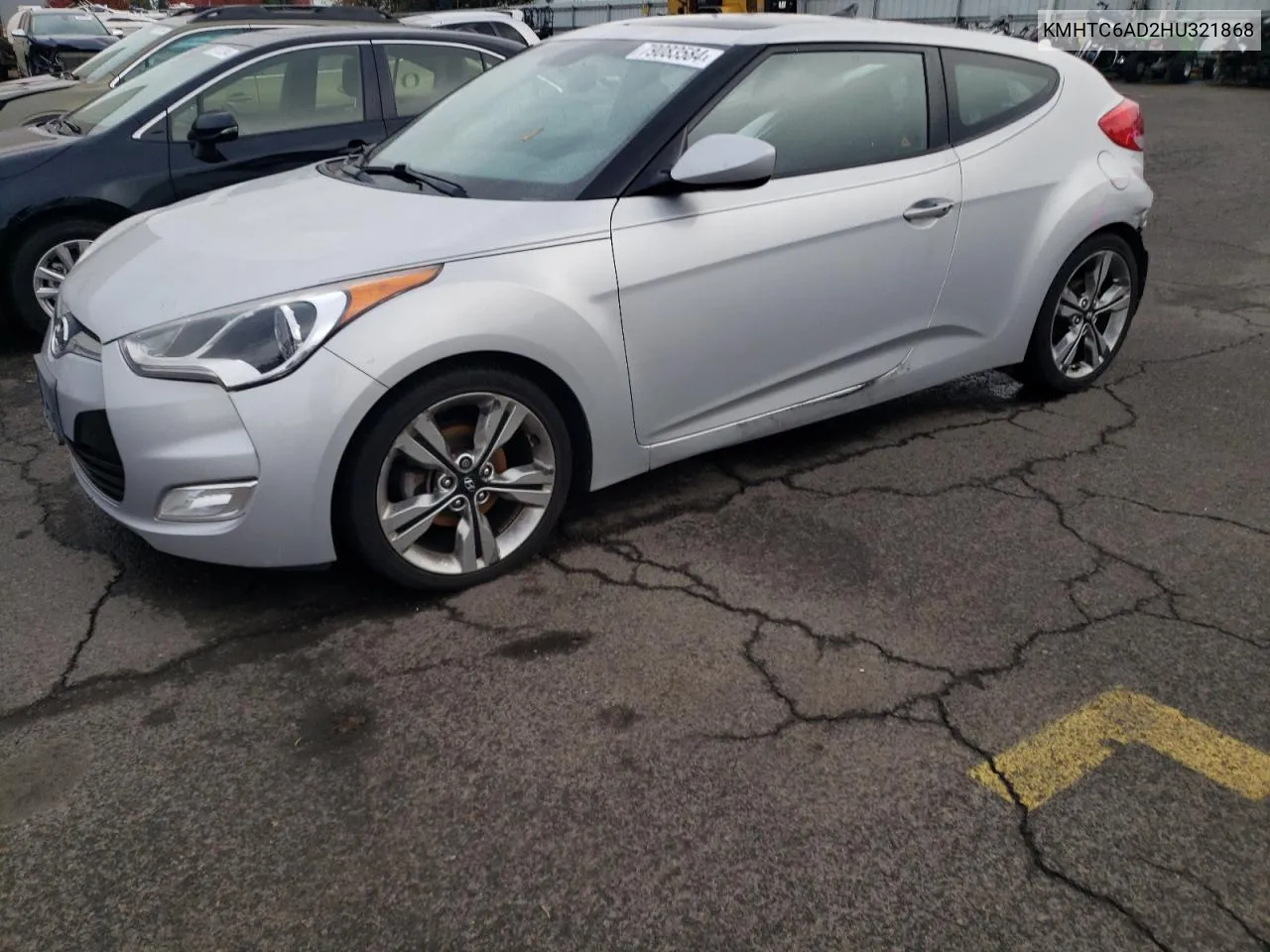 2017 Hyundai Veloster VIN: KMHTC6AD2HU321868 Lot: 79083584