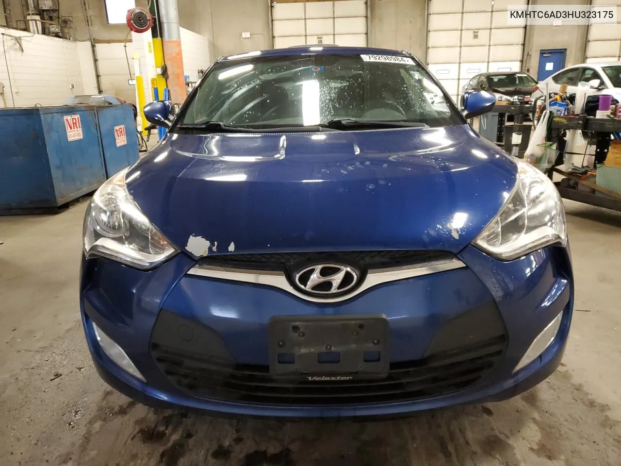 2017 Hyundai Veloster VIN: KMHTC6AD3HU323175 Lot: 79298984