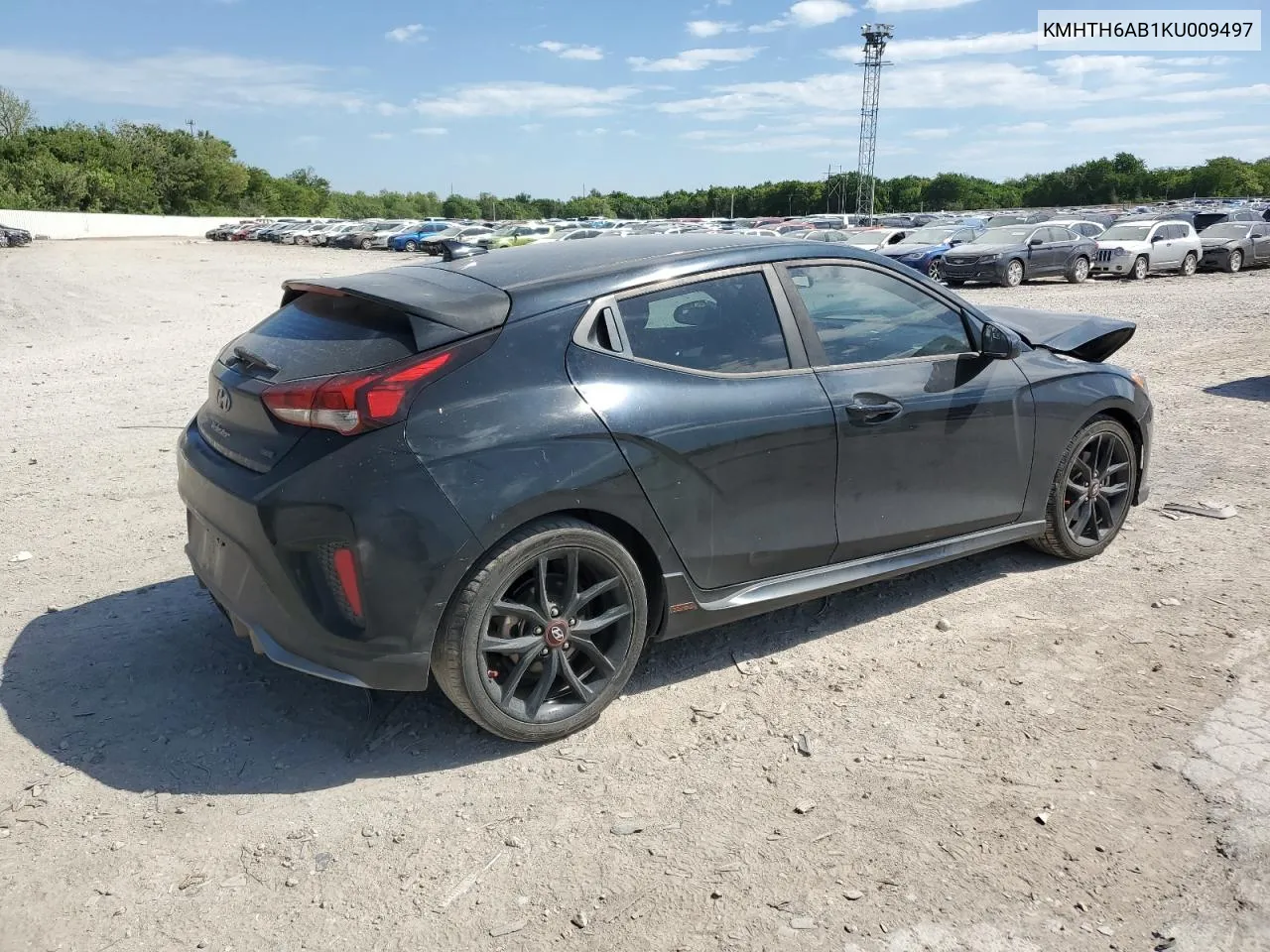 2019 Hyundai Veloster Turbo VIN: KMHTH6AB1KU009497 Lot: 51529584