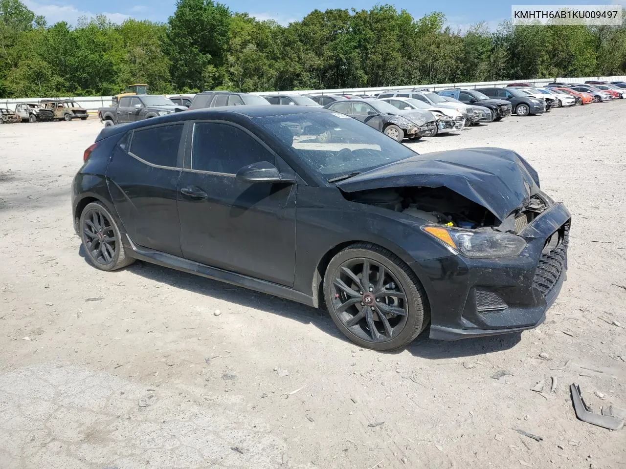 2019 Hyundai Veloster Turbo VIN: KMHTH6AB1KU009497 Lot: 51529584