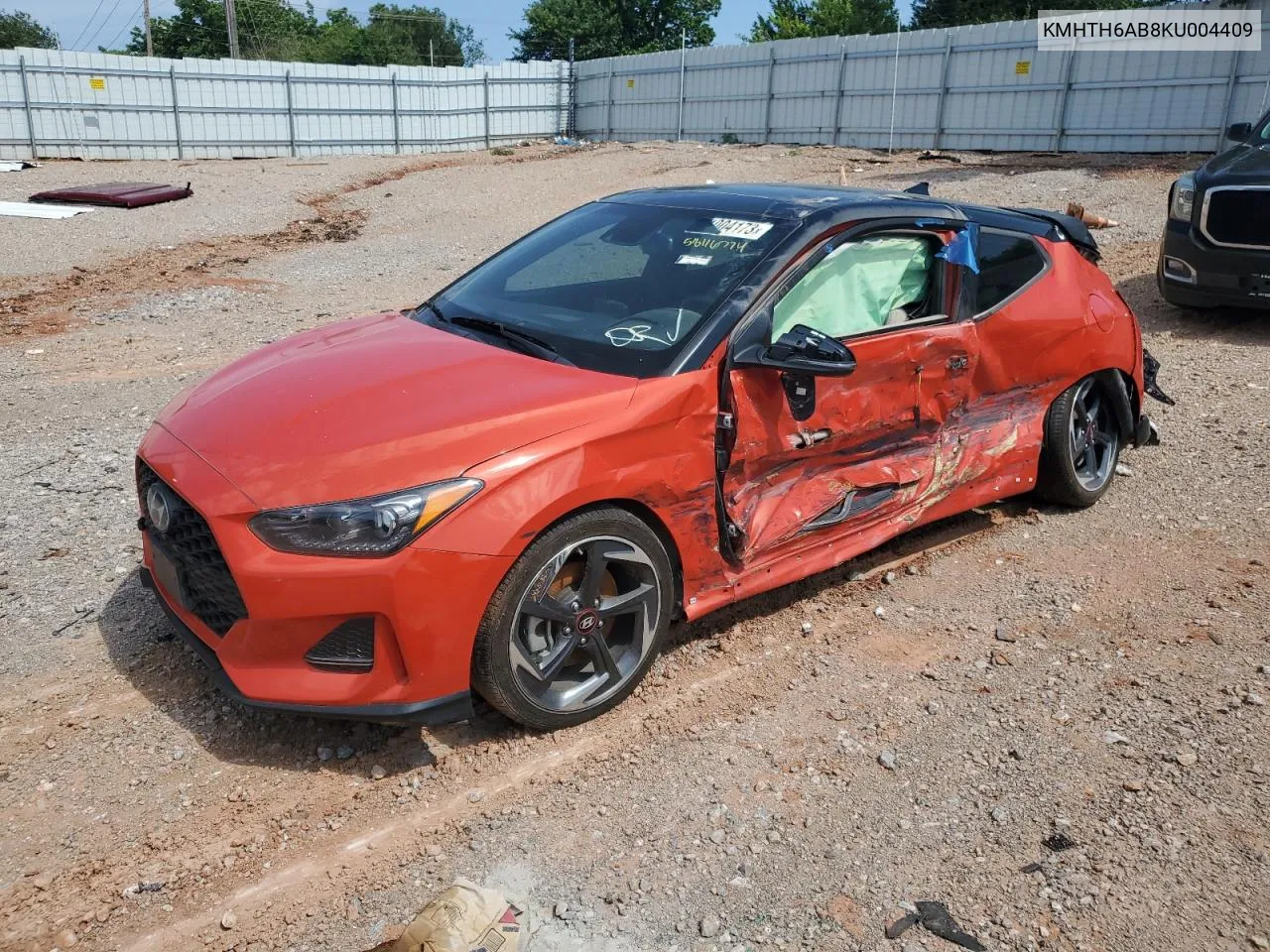 KMHTH6AB8KU004409 2019 Hyundai Veloster Turbo