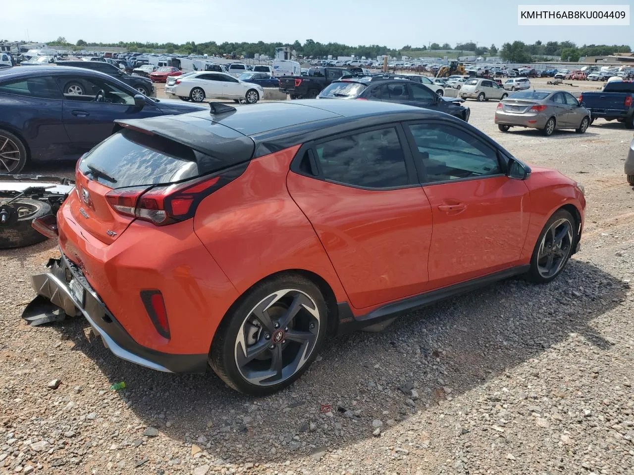 2019 Hyundai Veloster Turbo VIN: KMHTH6AB8KU004409 Lot: 58116774