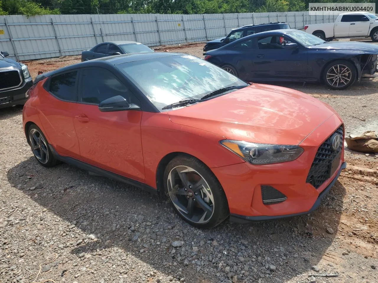 KMHTH6AB8KU004409 2019 Hyundai Veloster Turbo