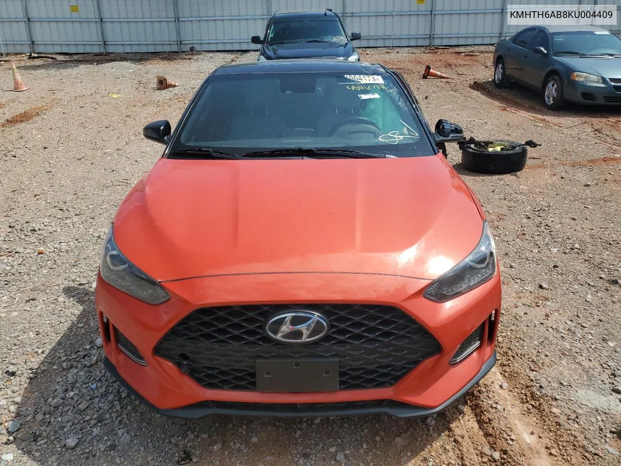 2019 Hyundai Veloster Turbo VIN: KMHTH6AB8KU004409 Lot: 58116774