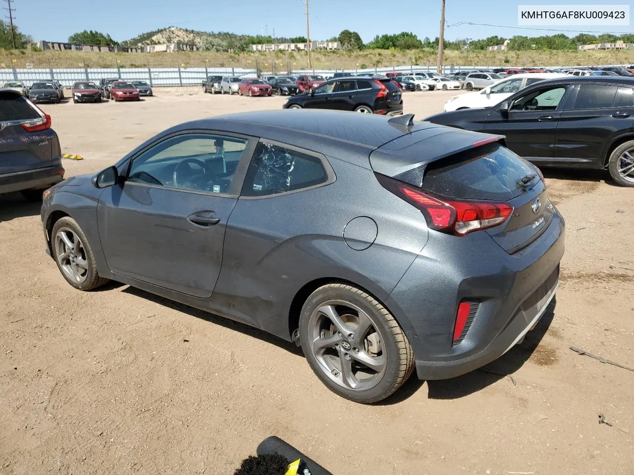 2019 Hyundai Veloster Base VIN: KMHTG6AF8KU009423 Lot: 59528084