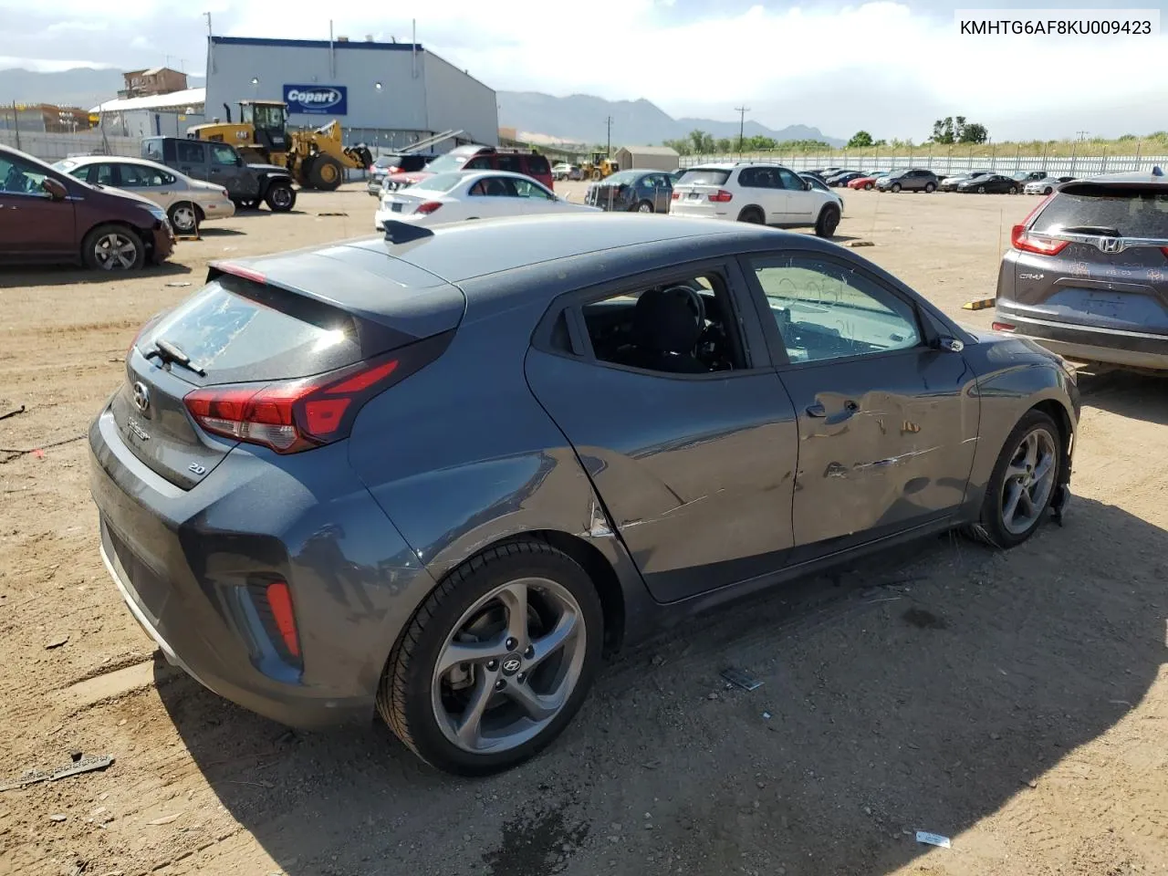 2019 Hyundai Veloster Base VIN: KMHTG6AF8KU009423 Lot: 59528084