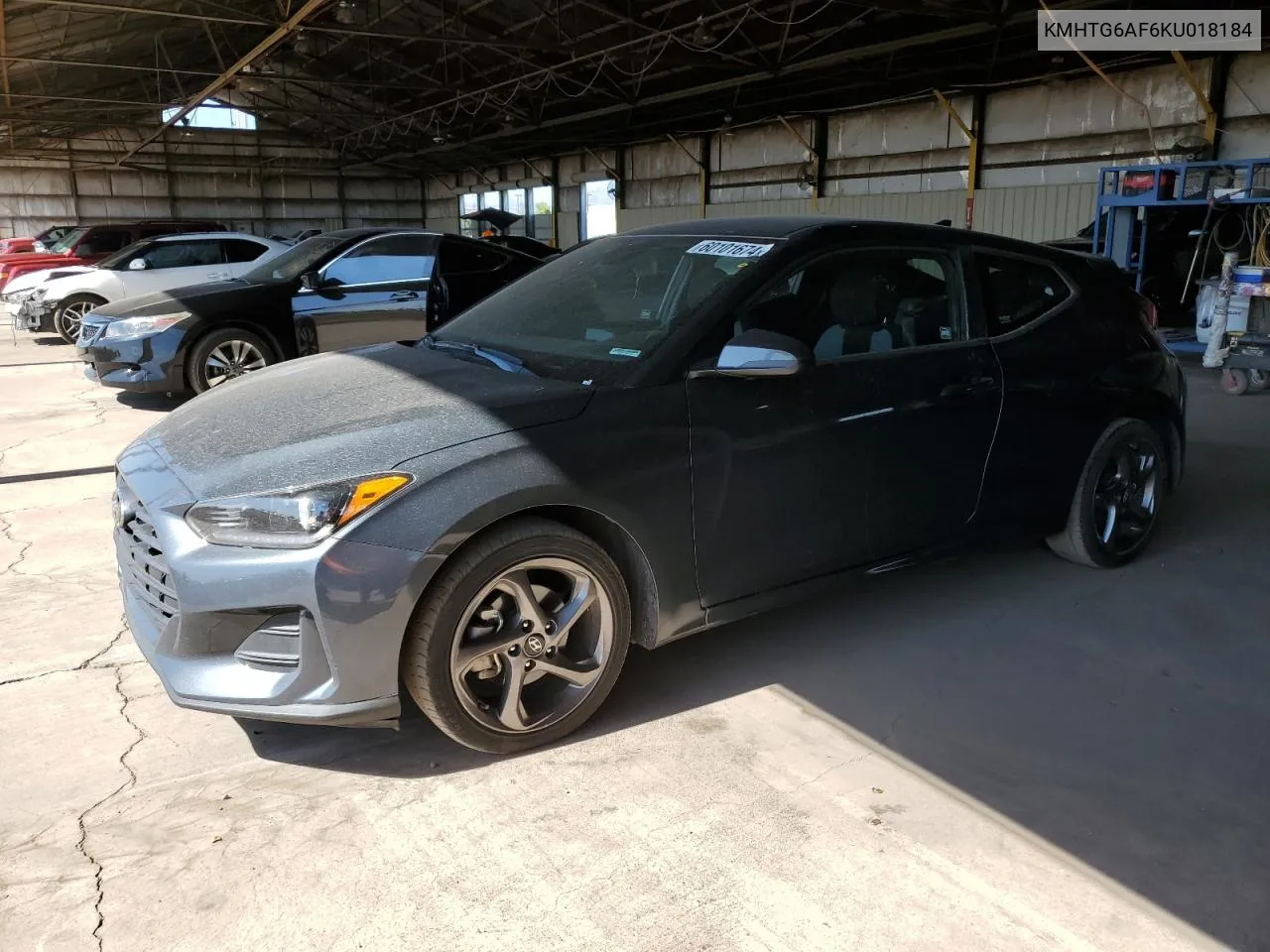 KMHTG6AF6KU018184 2019 Hyundai Veloster Base