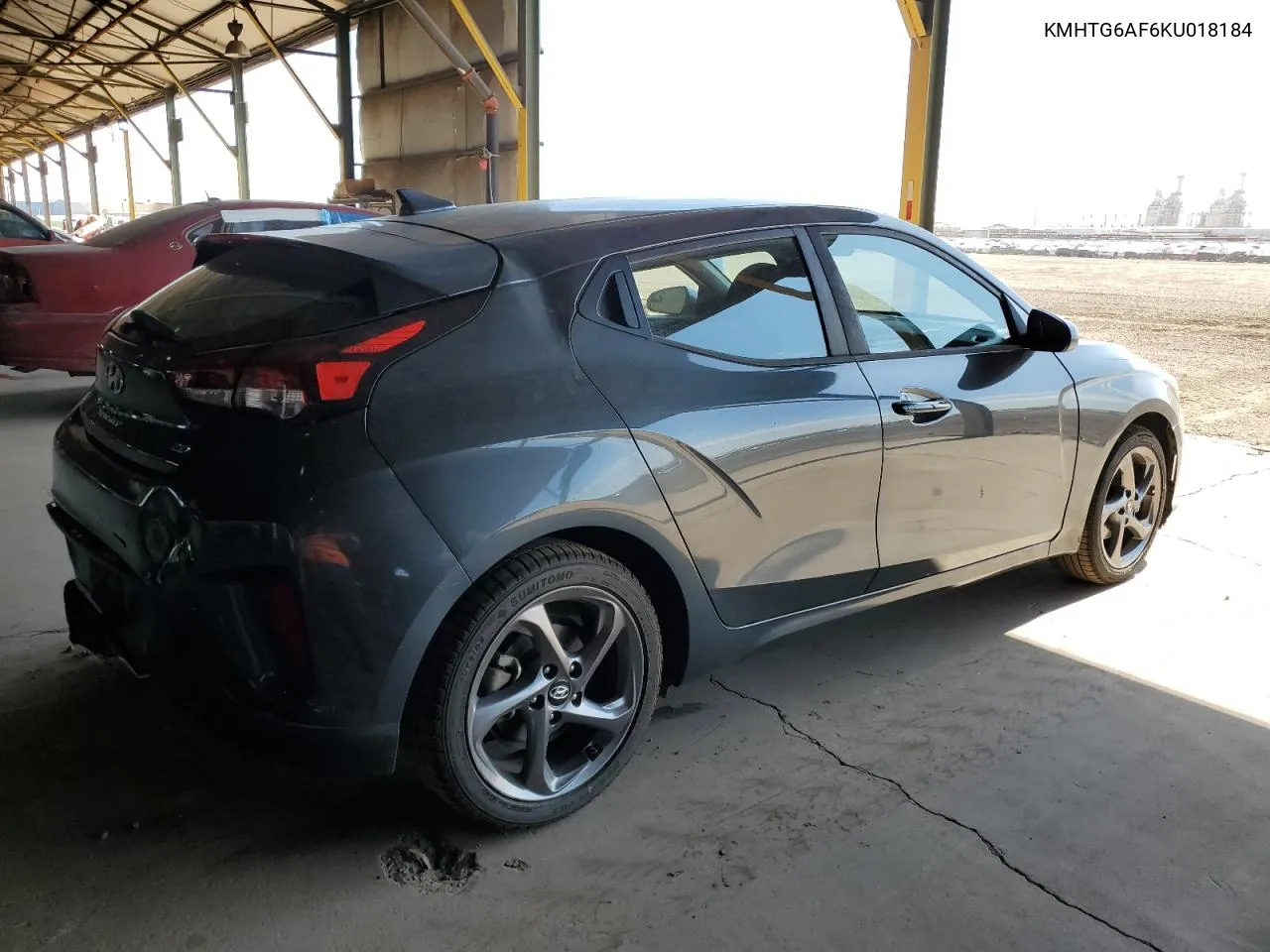 KMHTG6AF6KU018184 2019 Hyundai Veloster Base