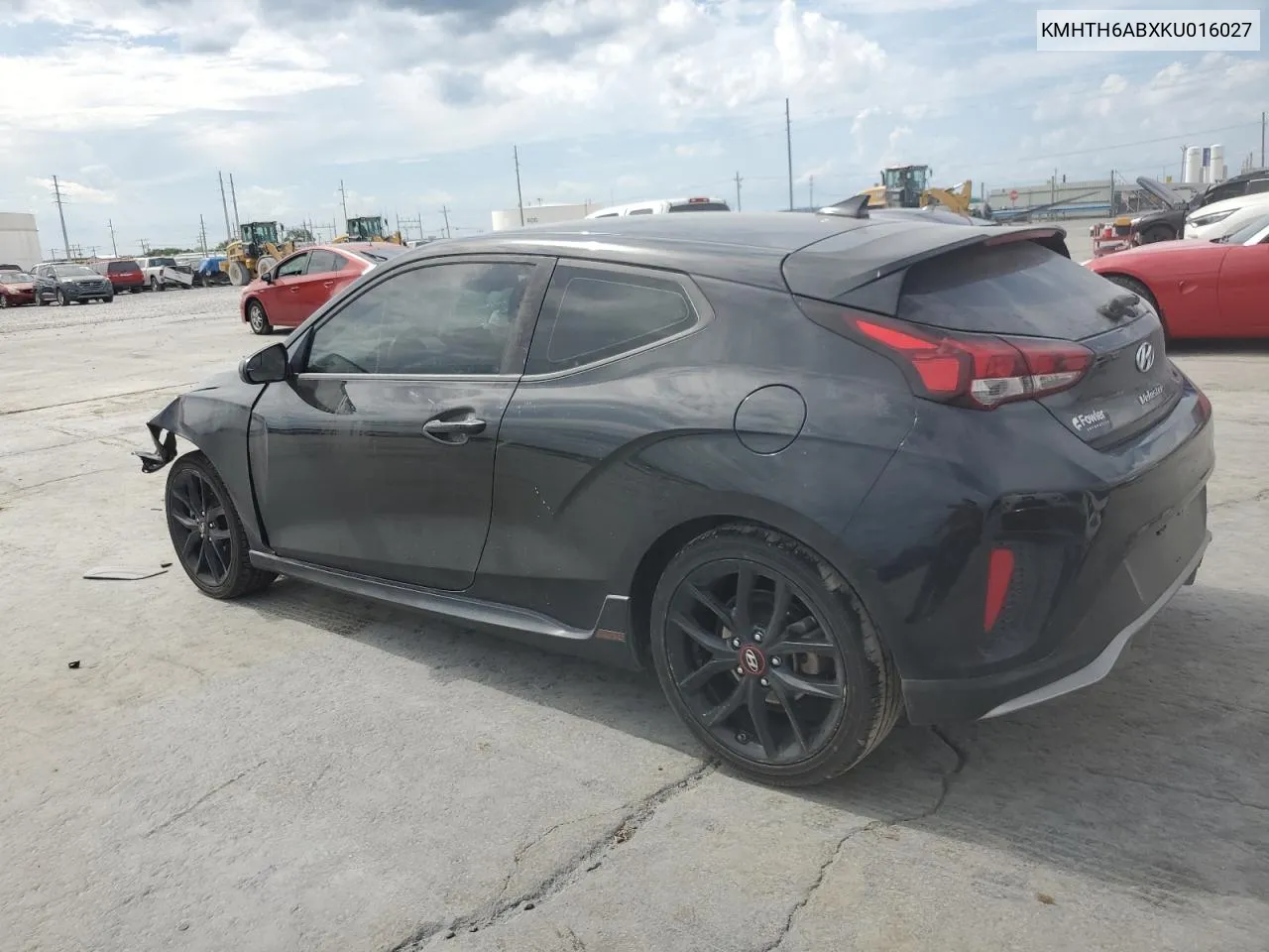 KMHTH6ABXKU016027 2019 Hyundai Veloster Turbo