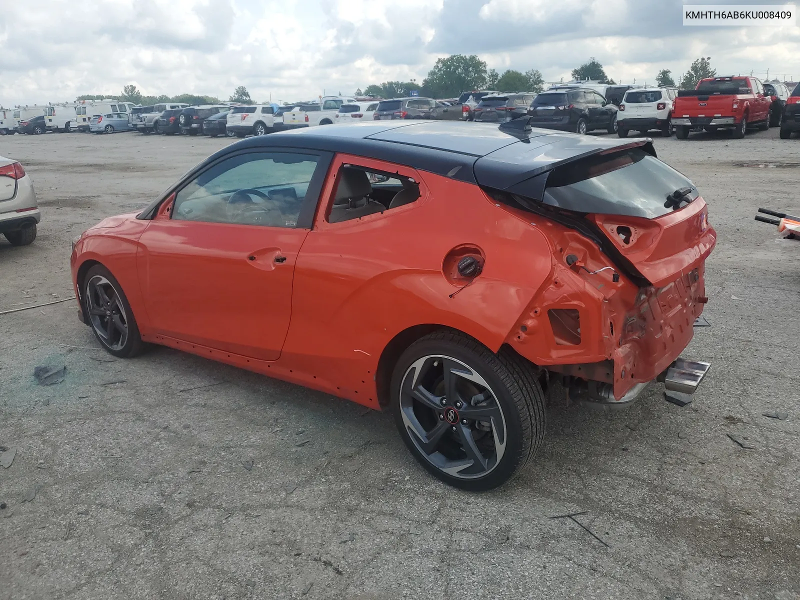 KMHTH6AB6KU008409 2019 Hyundai Veloster Turbo