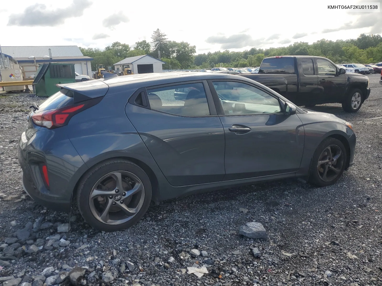 2019 Hyundai Veloster Base VIN: KMHTG6AF2KU011538 Lot: 67522064