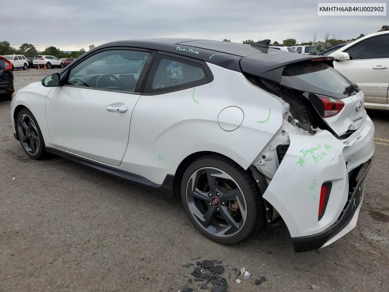 KMHTH6AB4KU002902 2019 Hyundai Veloster Turbo