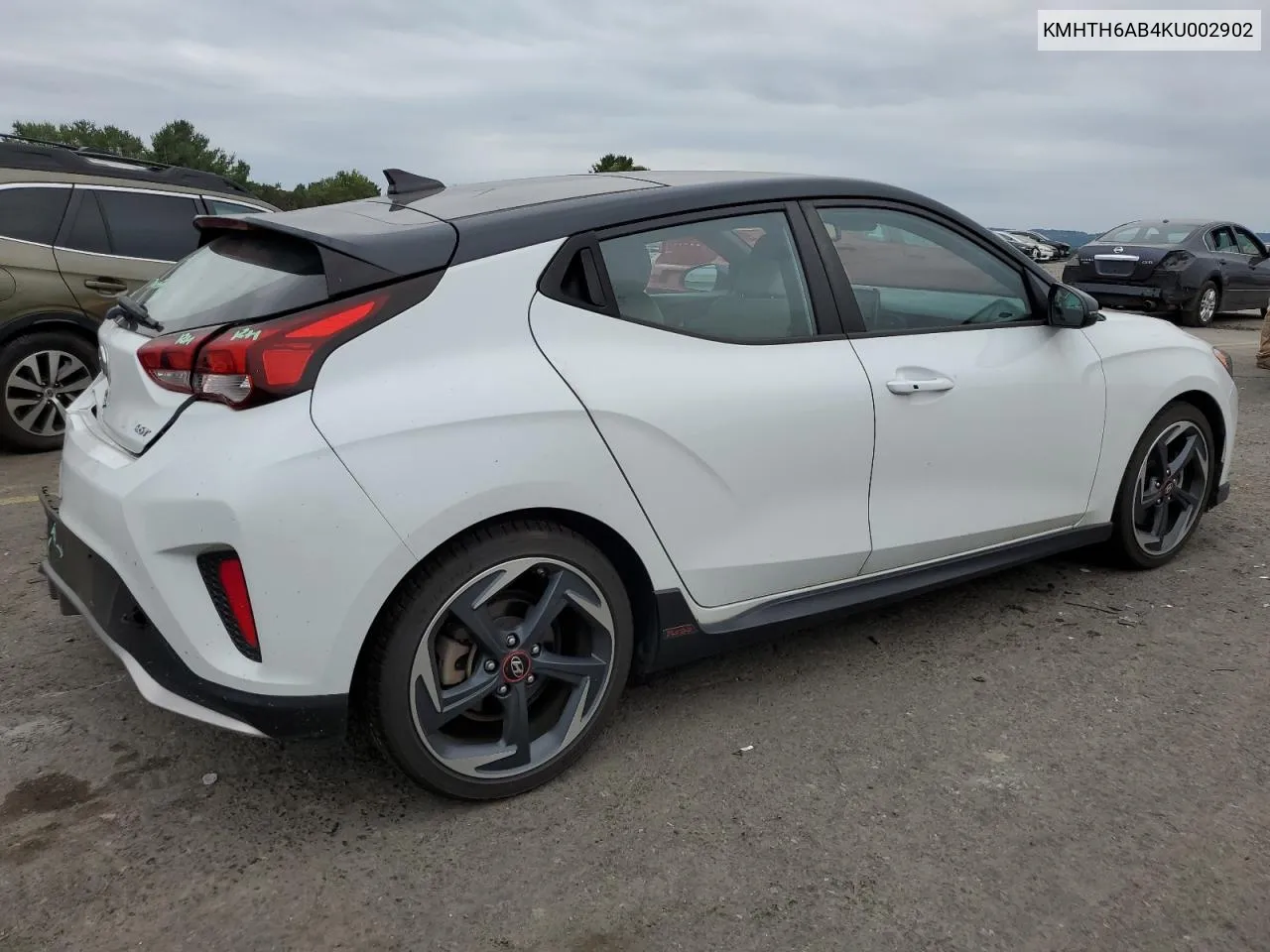 KMHTH6AB4KU002902 2019 Hyundai Veloster Turbo