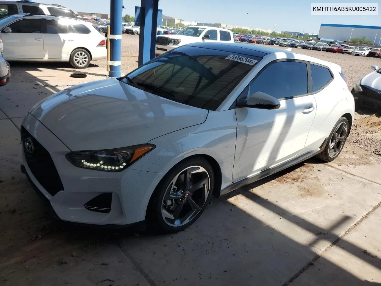 KMHTH6AB5KU005422 2019 Hyundai Veloster Turbo