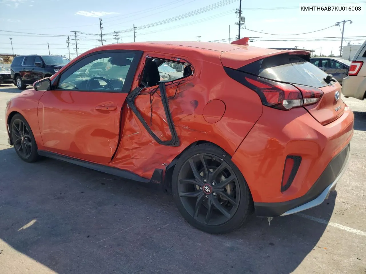 KMHTH6AB7KU016003 2019 Hyundai Veloster Turbo