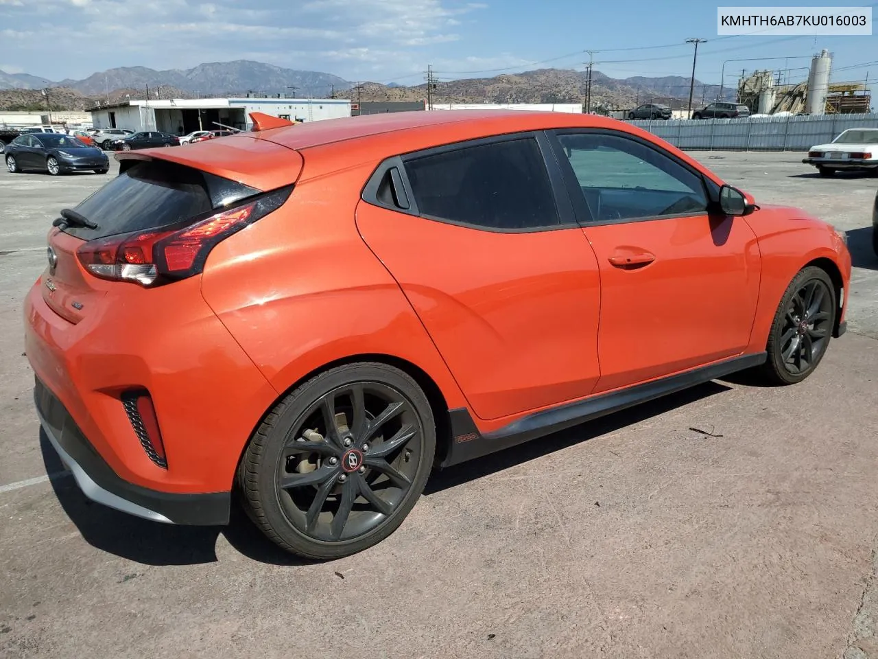 KMHTH6AB7KU016003 2019 Hyundai Veloster Turbo