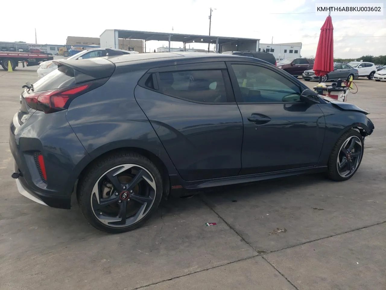 2019 Hyundai Veloster Turbo VIN: KMHTH6AB8KU003602 Lot: 72947714