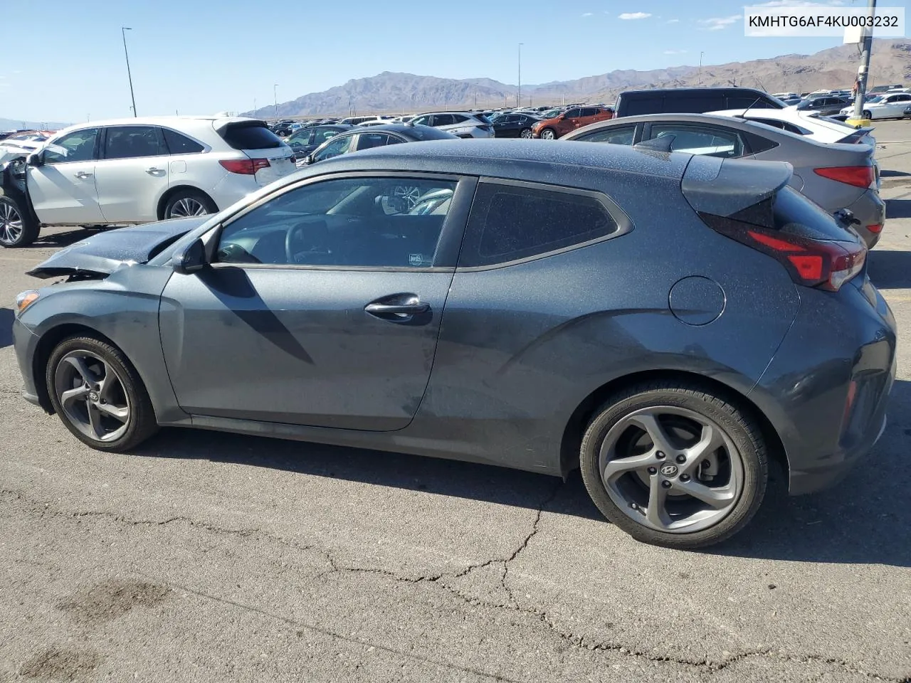 2019 Hyundai Veloster Base VIN: KMHTG6AF4KU003232 Lot: 73125544