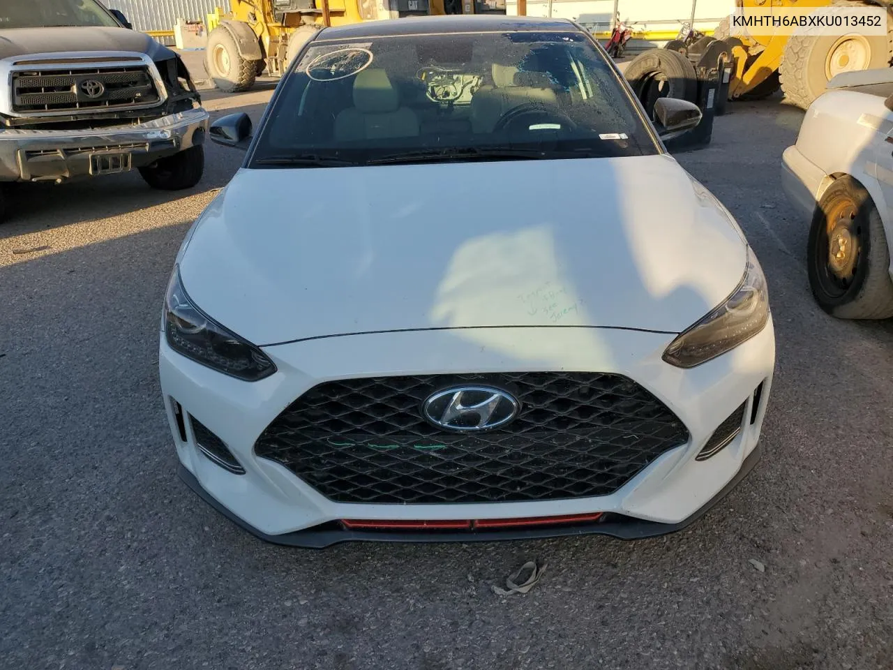 2019 Hyundai Veloster Turbo VIN: KMHTH6ABXKU013452 Lot: 73229434