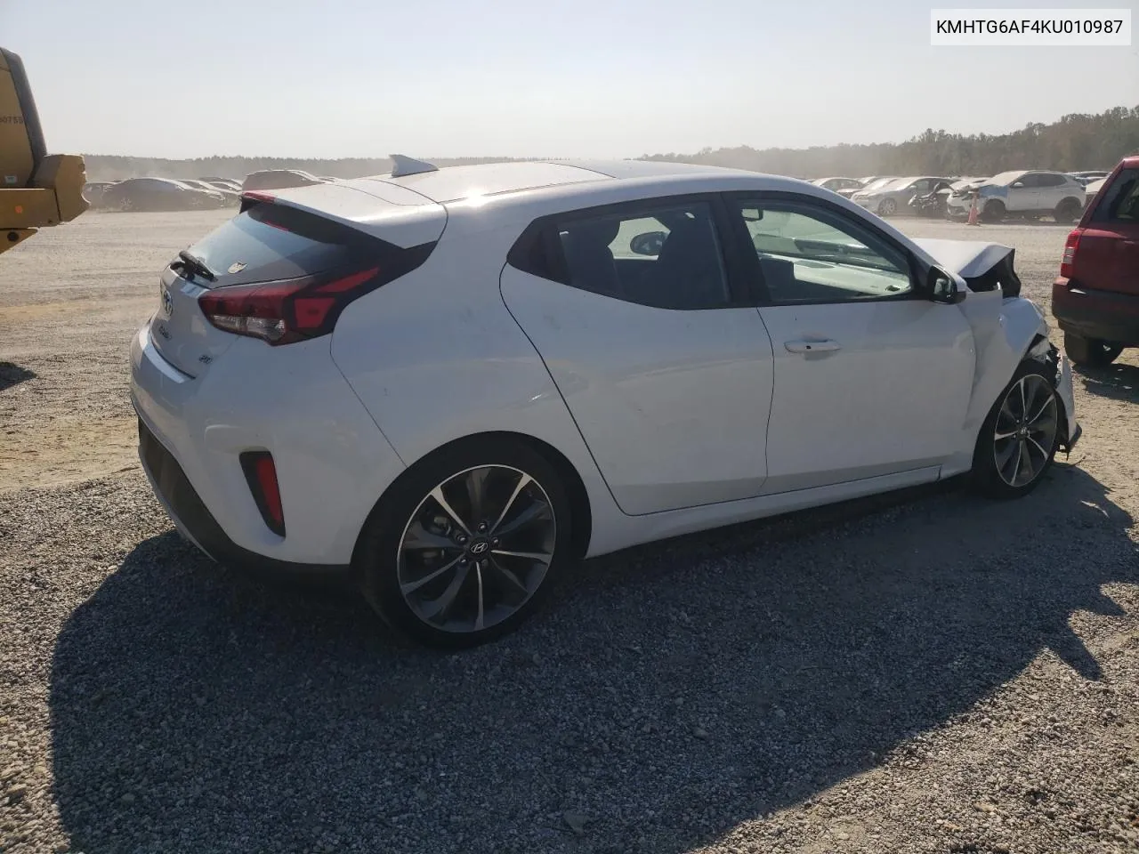 KMHTG6AF4KU010987 2019 Hyundai Veloster Base