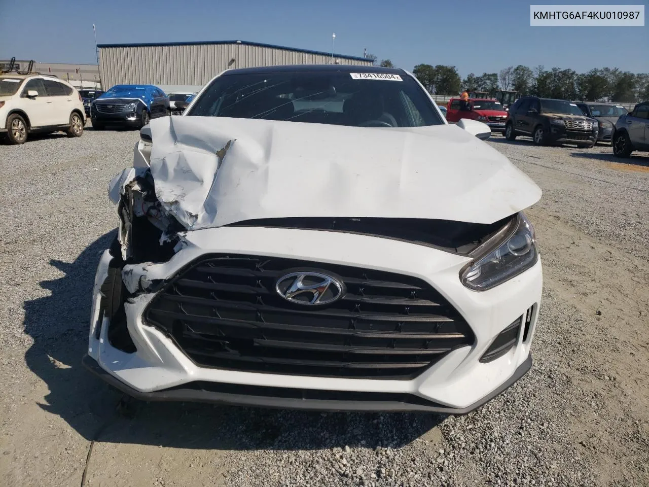 KMHTG6AF4KU010987 2019 Hyundai Veloster Base