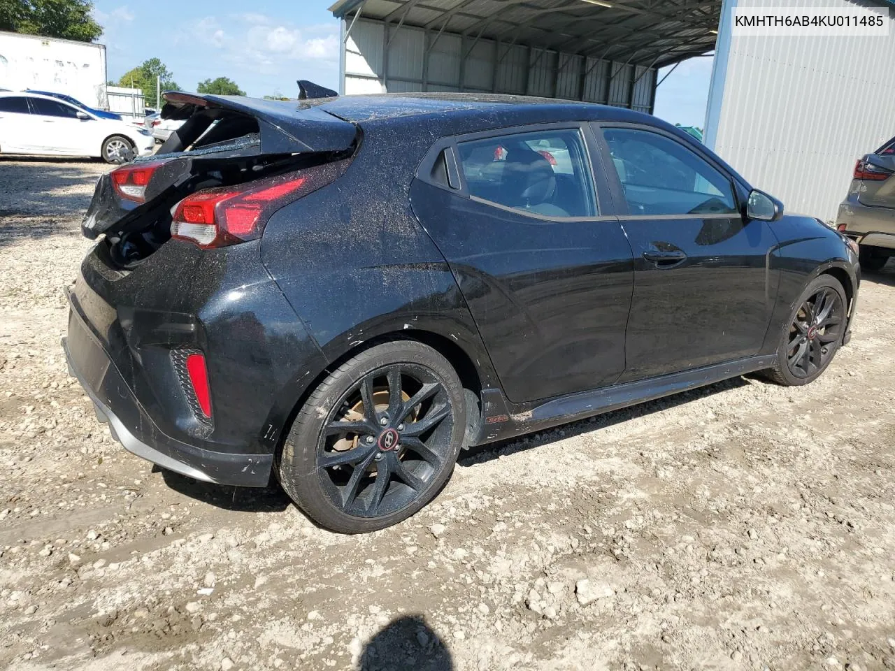 2019 Hyundai Veloster Turbo VIN: KMHTH6AB4KU011485 Lot: 73679204