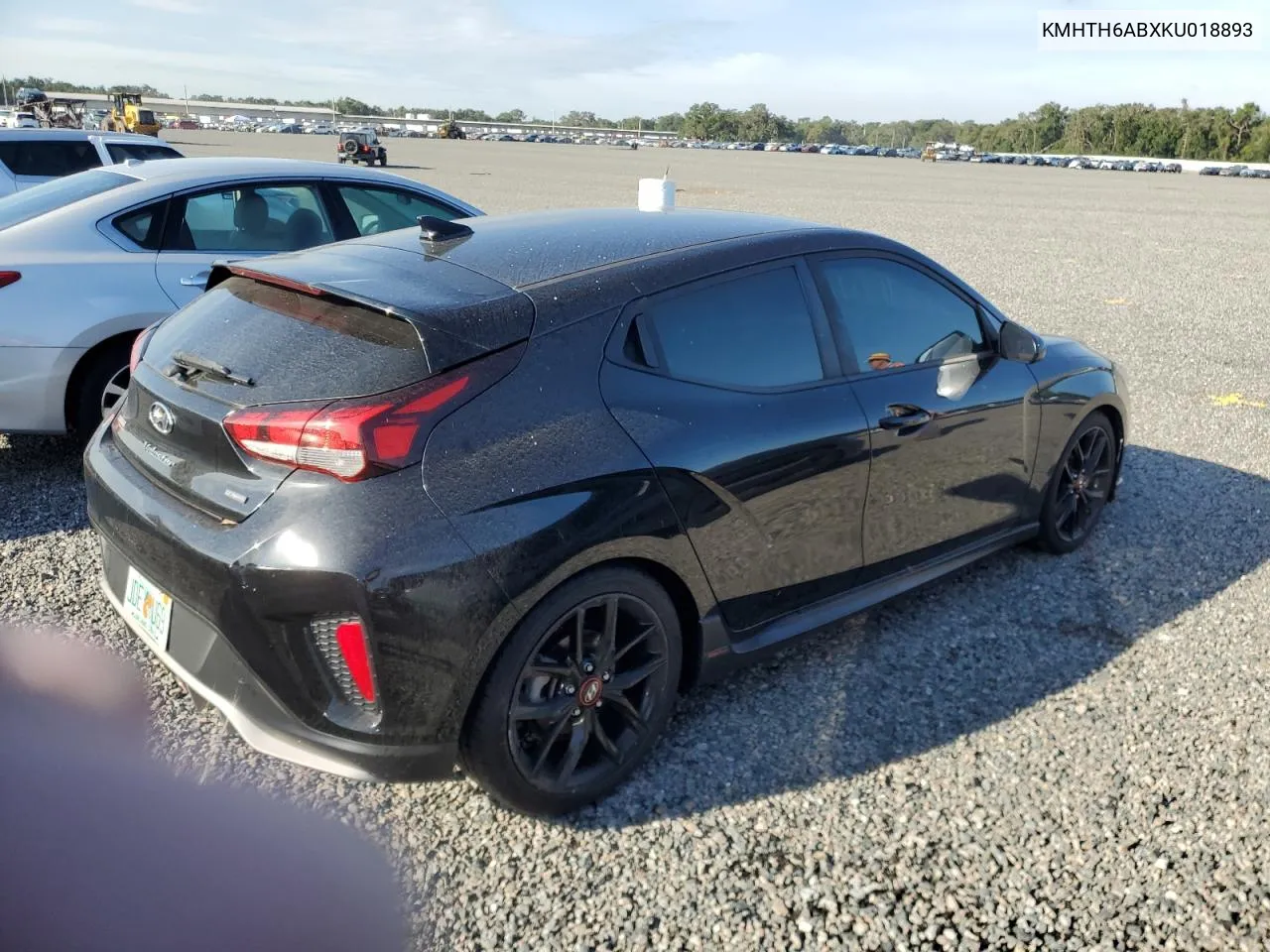 KMHTH6ABXKU018893 2019 Hyundai Veloster Turbo