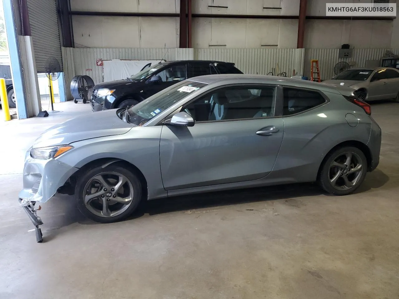 2019 Hyundai Veloster Base VIN: KMHTG6AF3KU018563 Lot: 74105094