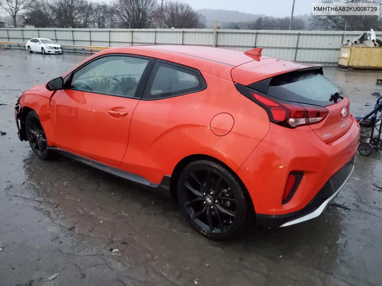 2019 Hyundai Veloster Turbo VIN: KMHTH6AB2KU008729 Lot: 74995964