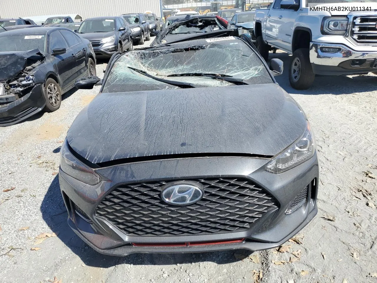 2019 Hyundai Veloster Turbo VIN: KMHTH6AB2KU011341 Lot: 75082844