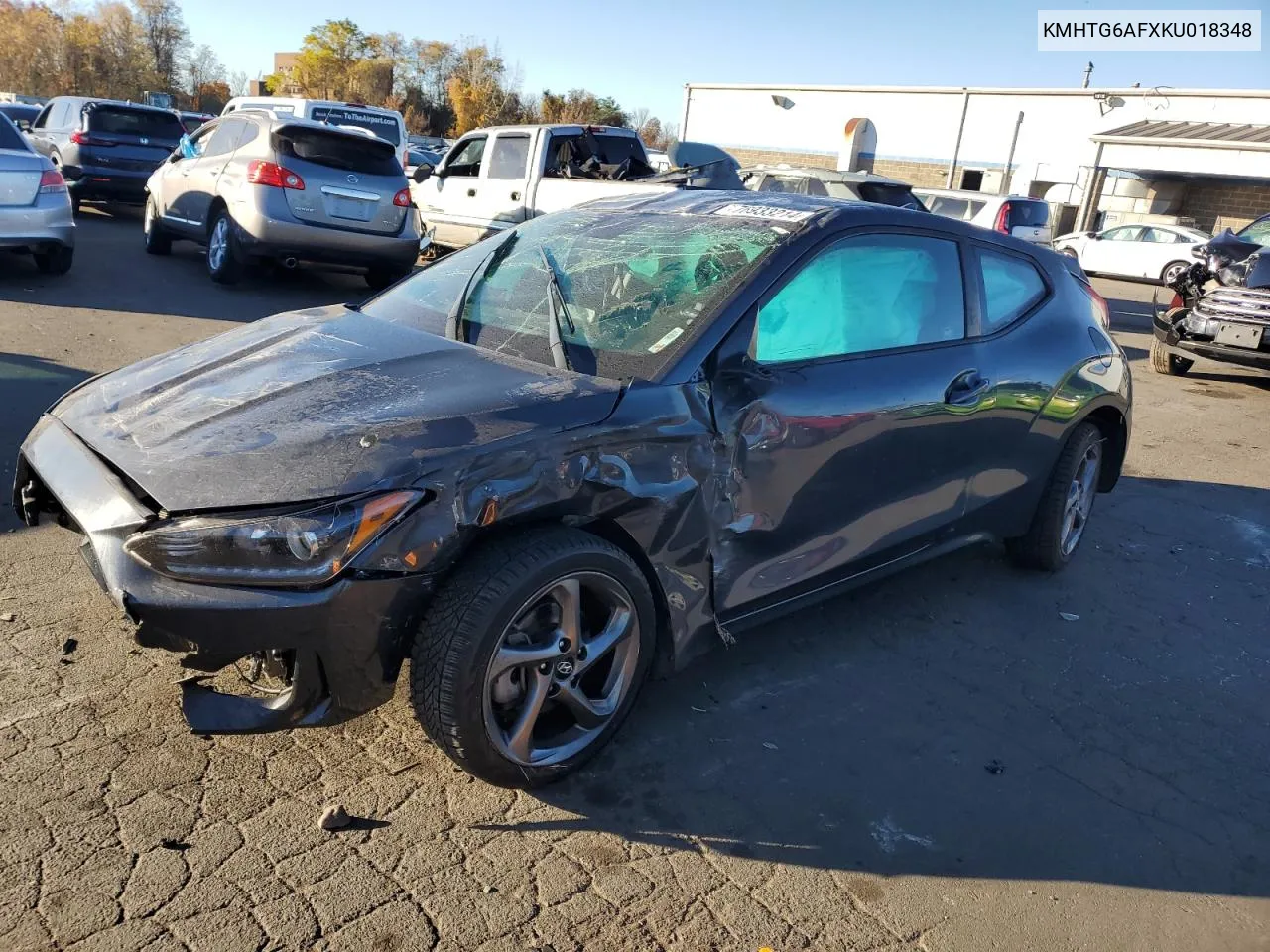 KMHTG6AFXKU018348 2019 Hyundai Veloster Base