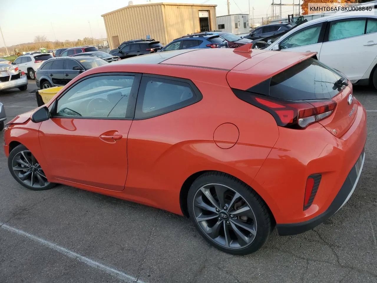 2019 Hyundai Veloster Base VIN: KMHTG6AF8KU008840 Lot: 78604104