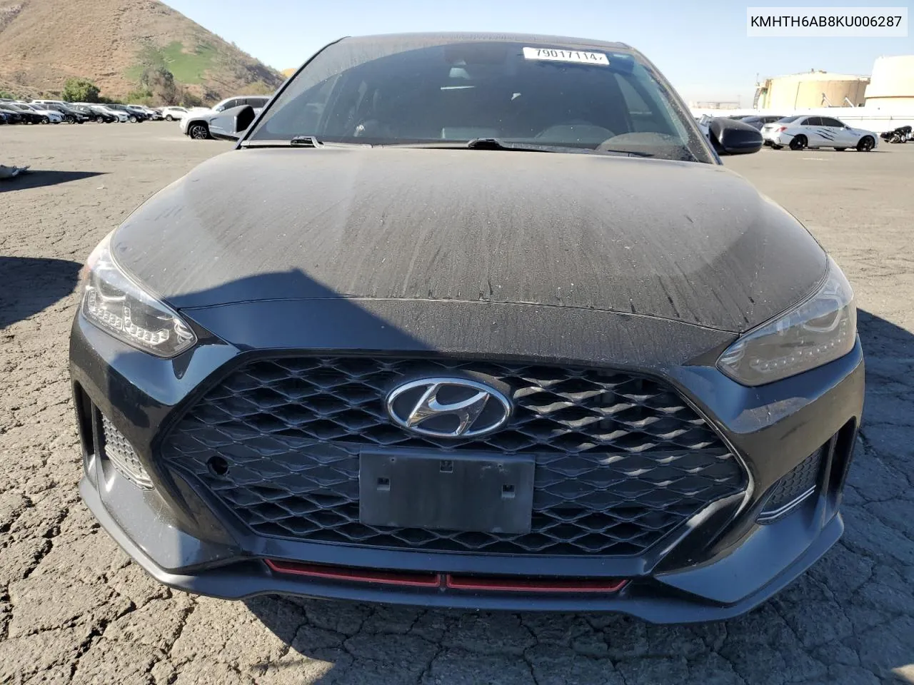 2019 Hyundai Veloster Turbo VIN: KMHTH6AB8KU006287 Lot: 79017114