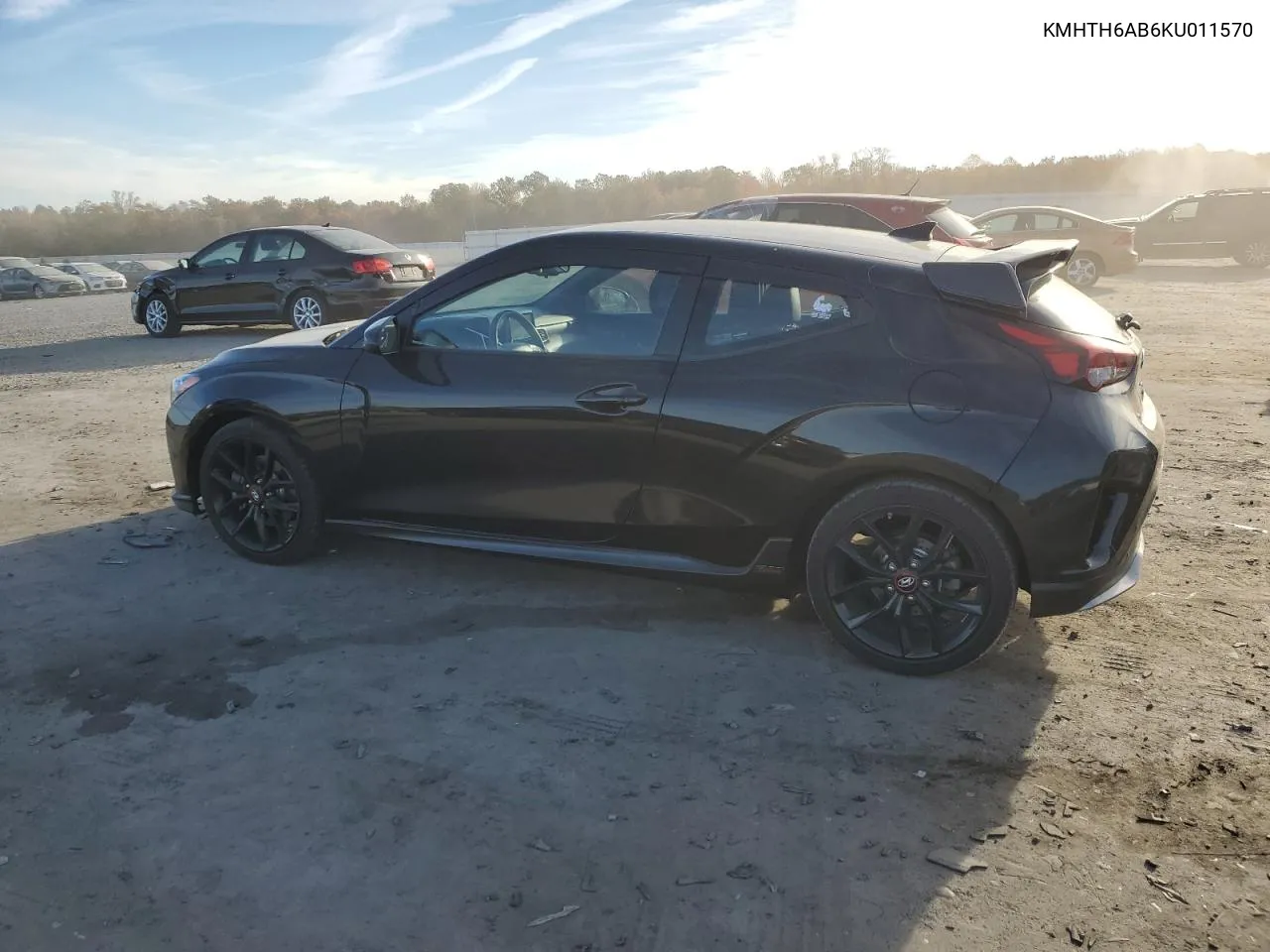 2019 Hyundai Veloster Turbo VIN: KMHTH6AB6KU011570 Lot: 79187734