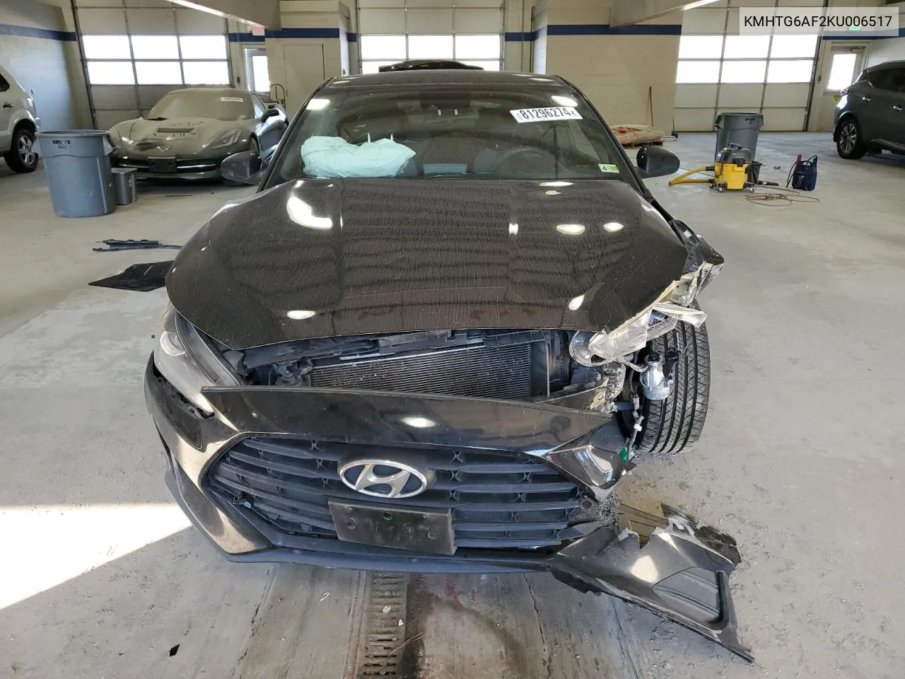 2019 Hyundai Veloster Base VIN: KMHTG6AF2KU006517 Lot: 81296274