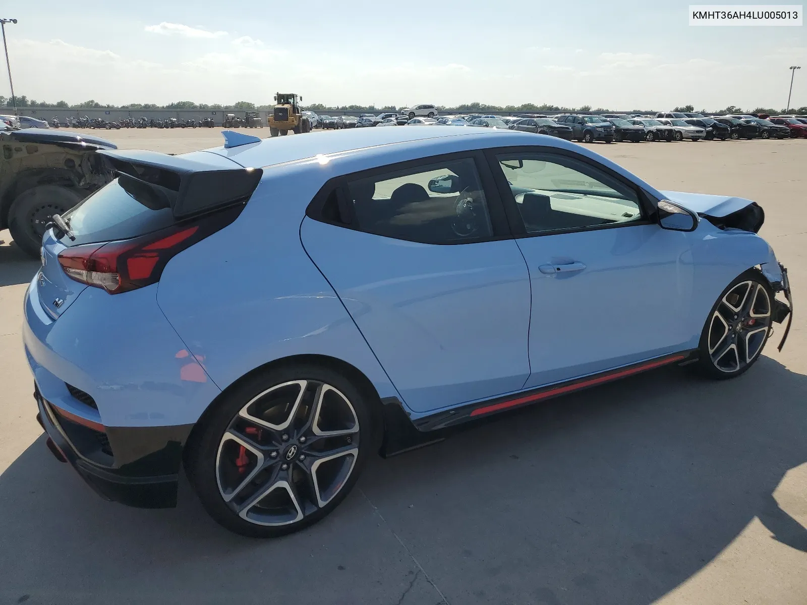 2020 Hyundai Veloster N VIN: KMHT36AH4LU005013 Lot: 65927394