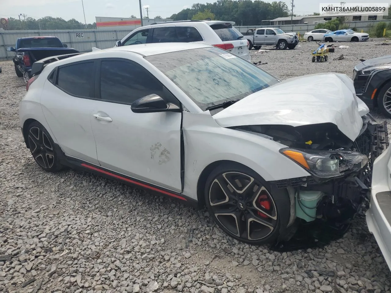 2020 Hyundai Veloster N VIN: KMHT36AH6LU005899 Lot: 67163814