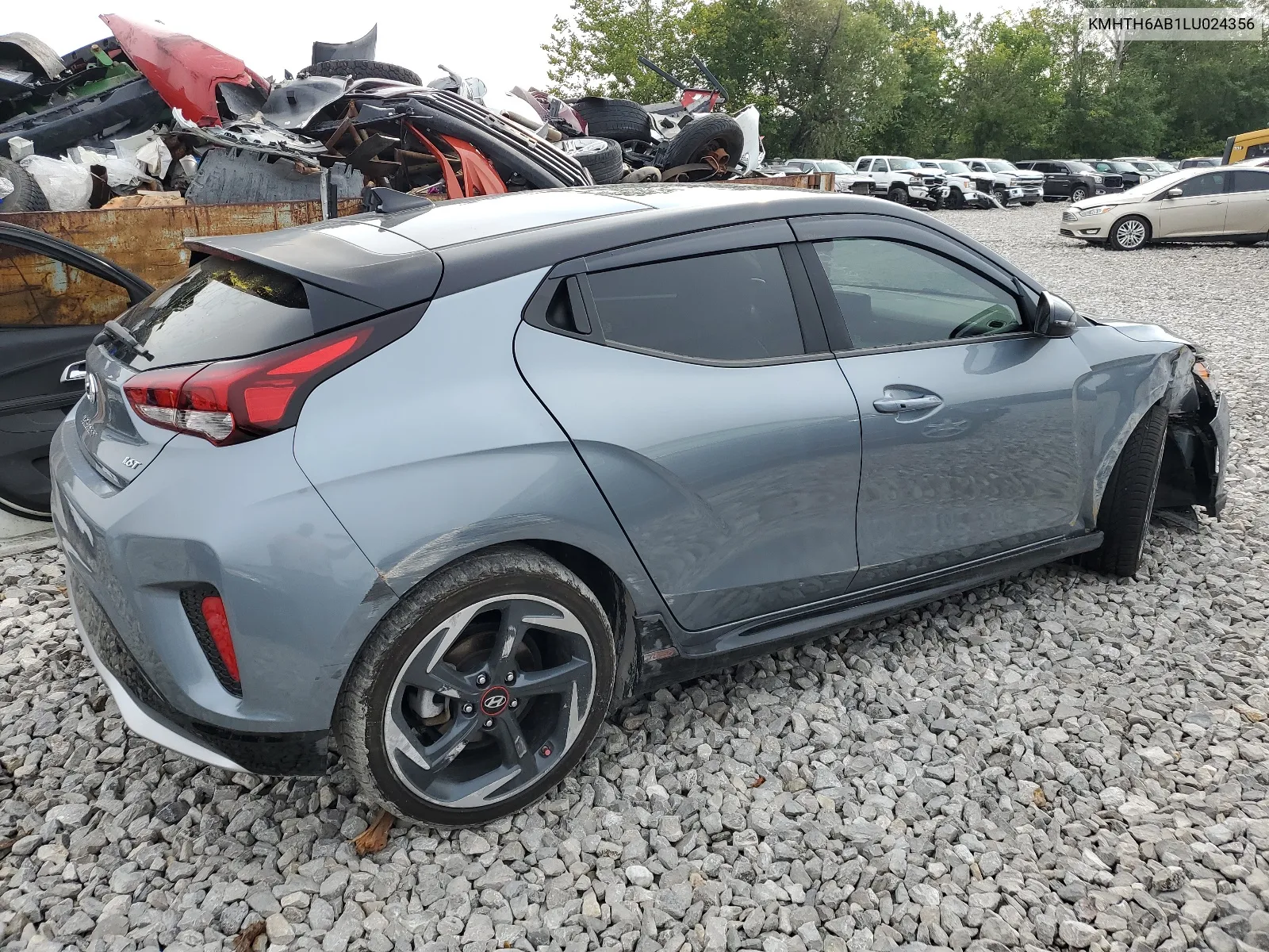 2020 Hyundai Veloster Turbo VIN: KMHTH6AB1LU024356 Lot: 67249104