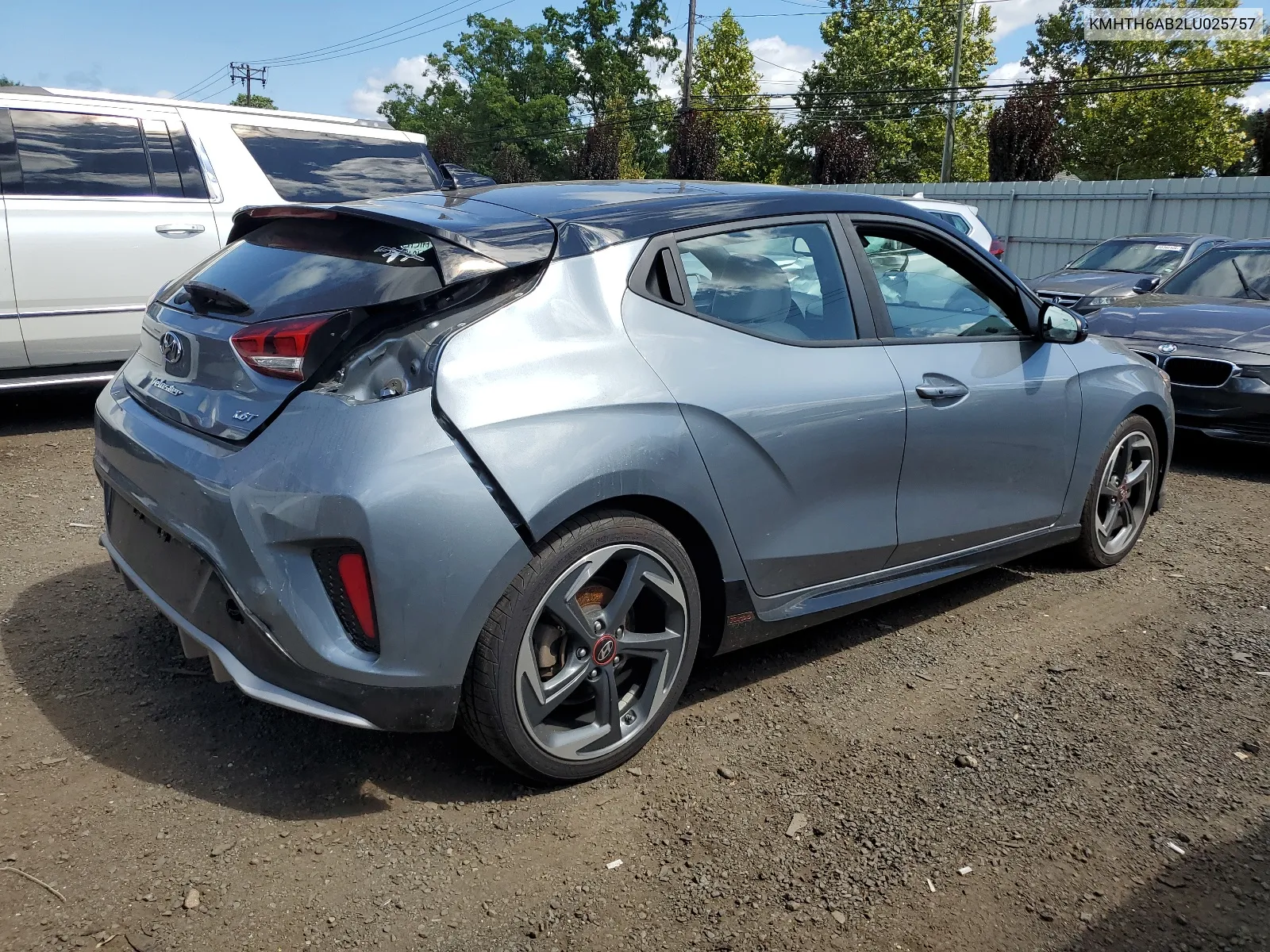 2020 Hyundai Veloster Turbo VIN: KMHTH6AB2LU025757 Lot: 68529574