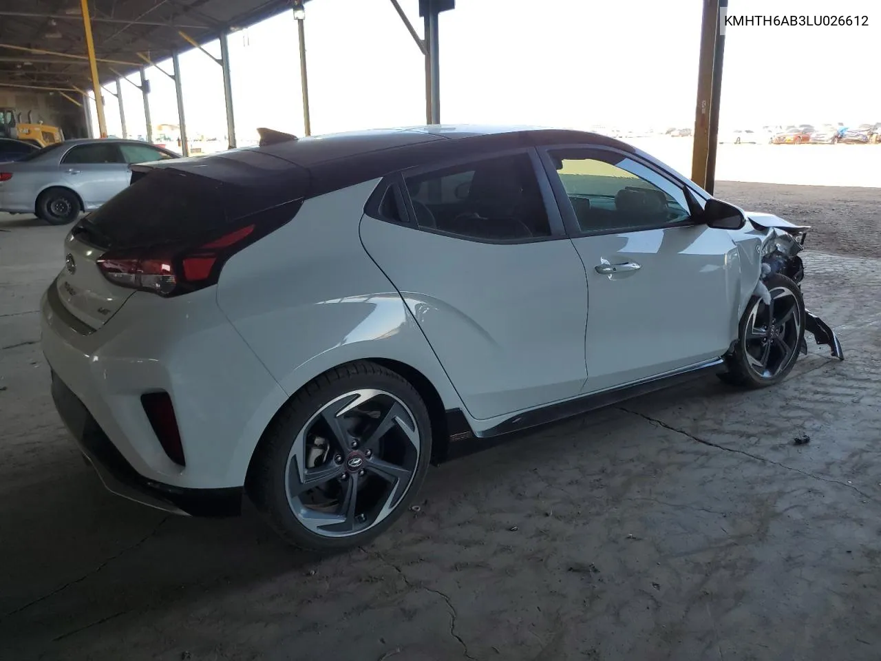 2020 Hyundai Veloster Turbo VIN: KMHTH6AB3LU026612 Lot: 70233994