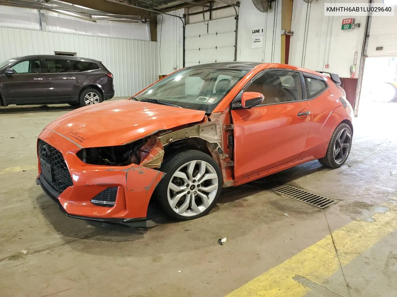 2020 Hyundai Veloster Turbo VIN: KMHTH6AB1LU029640 Lot: 70269854