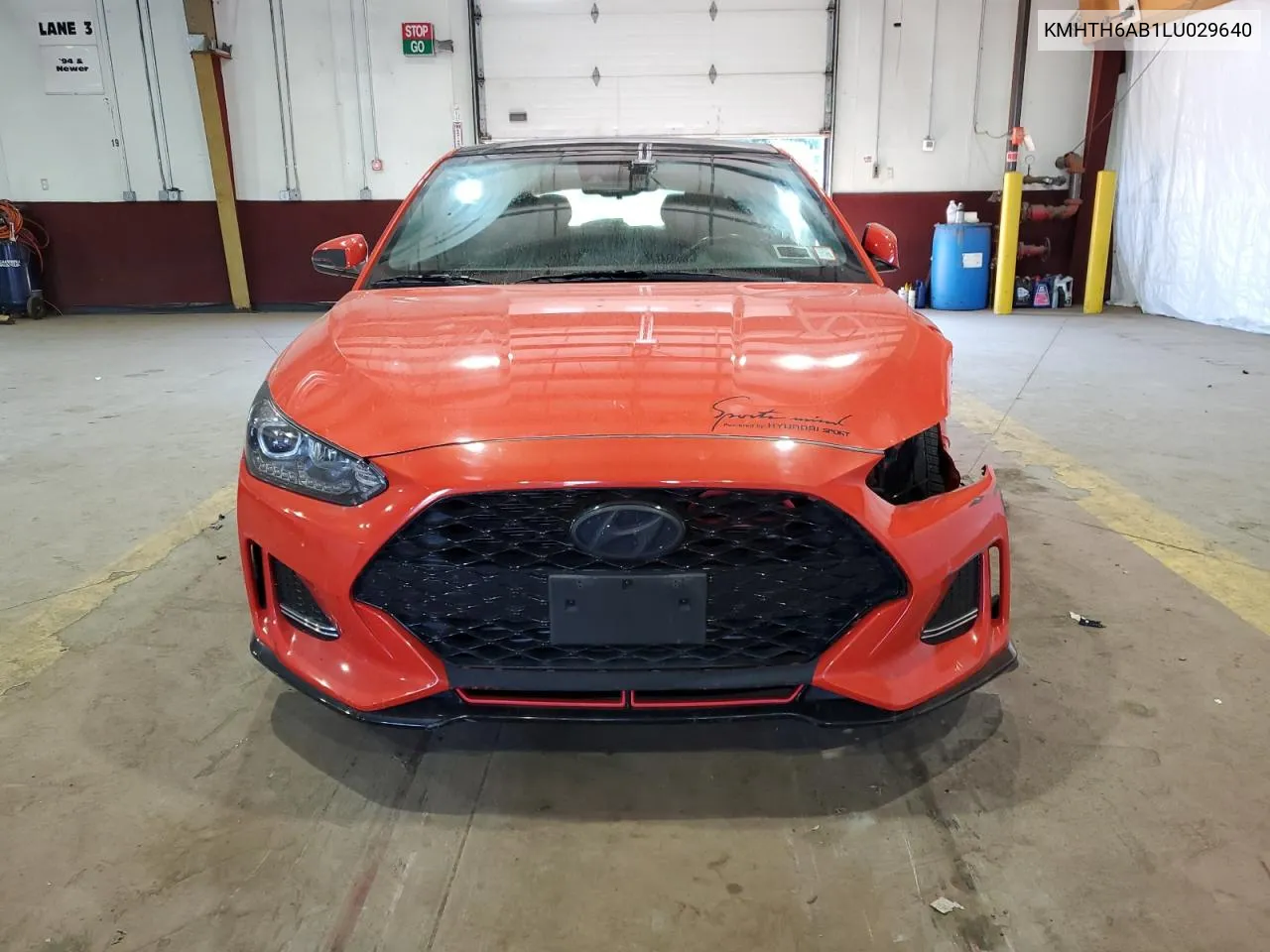 2020 Hyundai Veloster Turbo VIN: KMHTH6AB1LU029640 Lot: 70269854