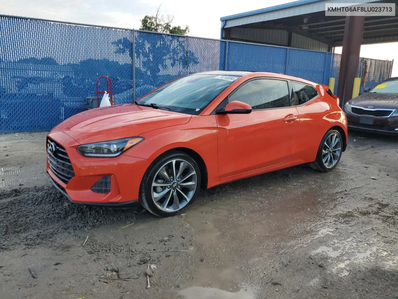 2020 Hyundai Veloster Base VIN: KMHTG6AF8LU023713 Lot: 71210094