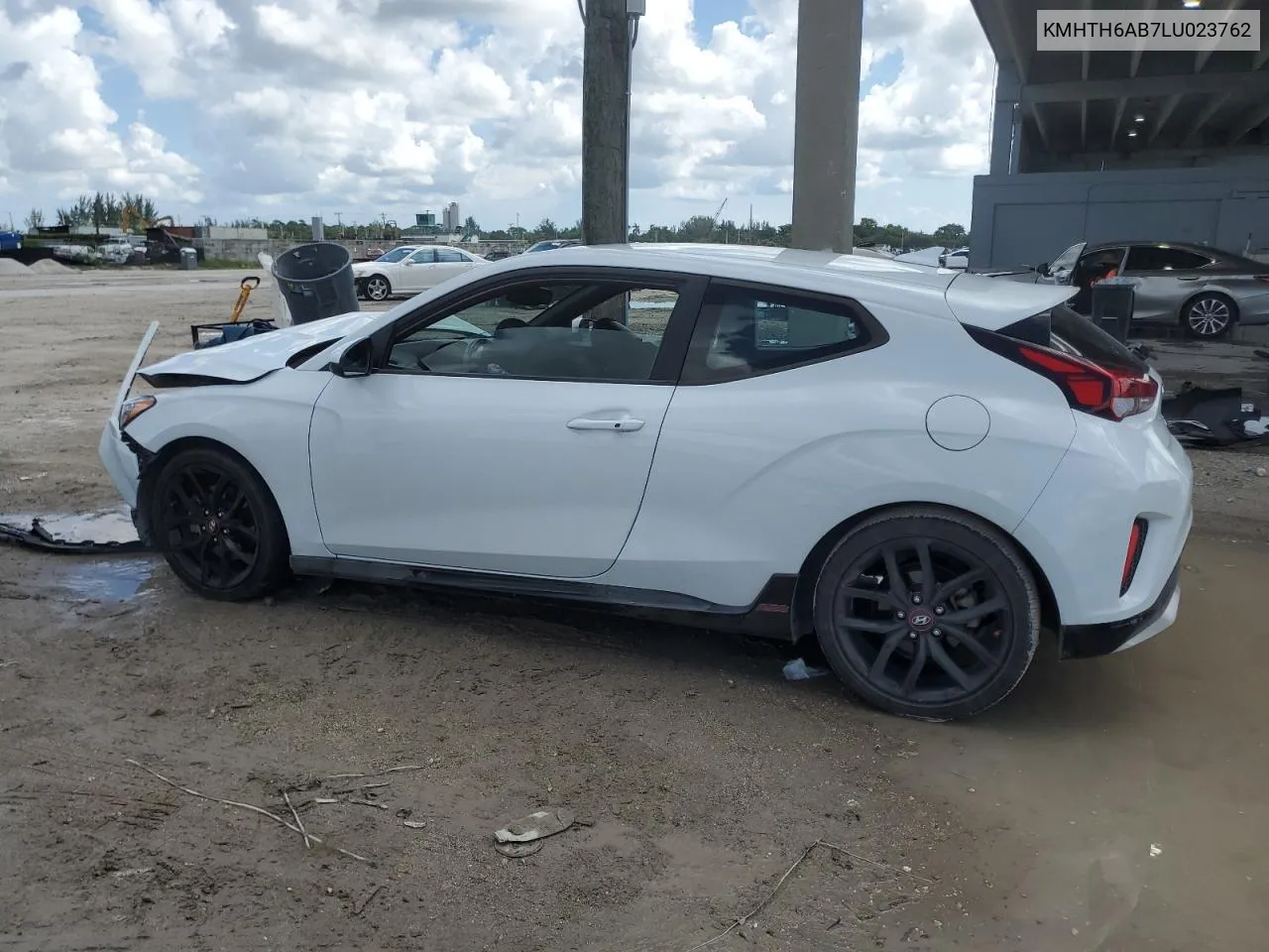 2020 Hyundai Veloster Turbo VIN: KMHTH6AB7LU023762 Lot: 71621984